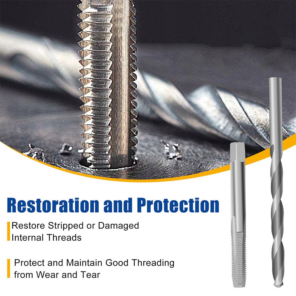 30-teiliges Reparatur-Einsatz-Set, M6 x 1 mm, beschädigtes Gewinde, Rückstoß, Reparatur von Handwerkzeugen, Zubehör