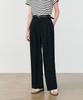 AAU Double Pintuck Wide Slacks_Black