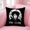 British Postpunk Rock Band TThe Cure Cushion Cover Pillow Case Soft Skin Friendly Fabric  Concealed Zipper