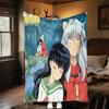 Inuyasha Plush Blanket Soft Comfortable All Seasons blanket Sofa Office Naps blanket Outdoor Travel throw Perfect Gift