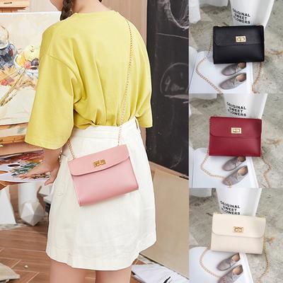 Fashion Women  Color Leisure Crossbody Bag Hasp Bag Shoulder Bag Hand Bag