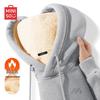 MINISO Men's Hooded Fleece Lined Sweatshirt Z
