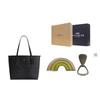Coach City 33 Logo Plaque Magnetic Closure Tote Bag Women tote bags Charcoal CV976-QBMI5