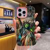Graffiti Art Jelly Double layer Pink Mobile Phone Case for iPhone 17 16 15 14 13 12 11 Air Pro Max Plus Protective