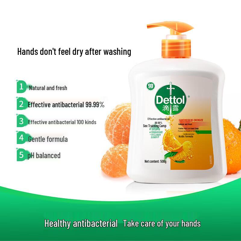 Dettol Antibacterial Hand Wash - Natural Fresh Scent