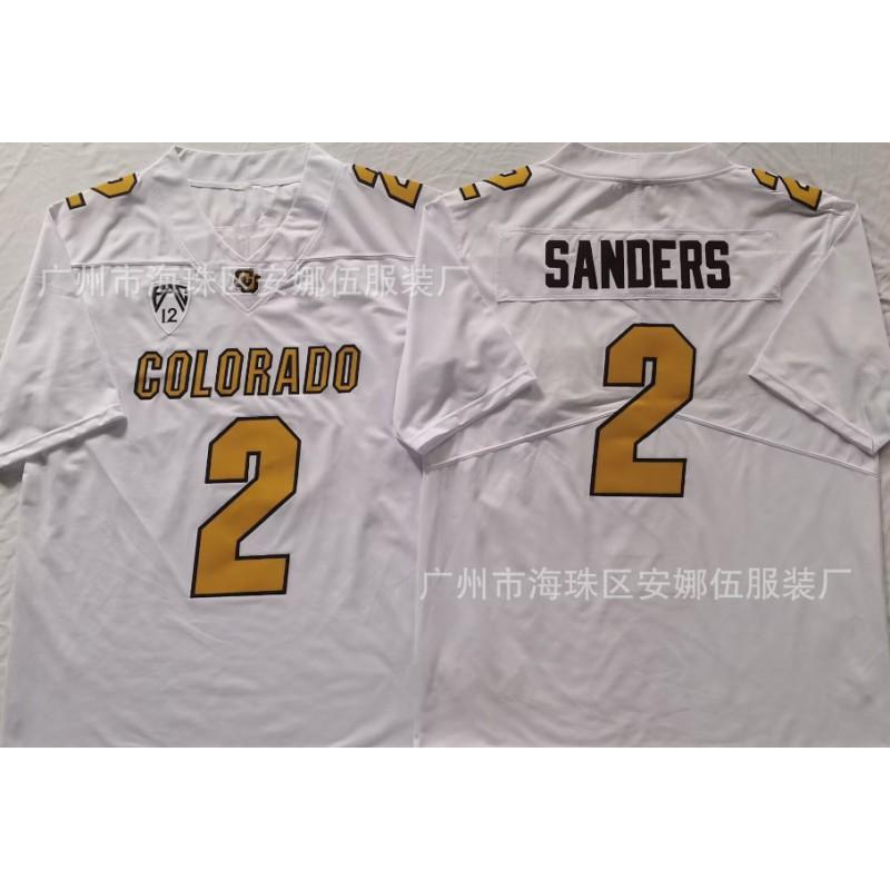 Colorado Buffaloes Football Jersey Mens Cotton Athletic Top Rugby Training Game Day Wear