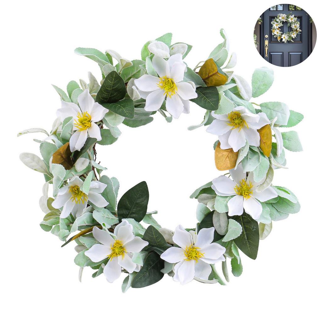 Wreath Spring Home Decoration Flower Vine Circle Door Hanging Courtyard Wall Decor