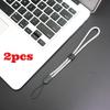 2PCS Mobile Phone Lanyard Adjustable Wrist Short Rope Anti-loss Mobile Phone Chain Mobile Phone Shell Pendant Jewelry Wrist Rope
