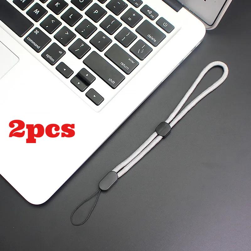 2PCS Mobile Phone Lanyard Adjustable Wrist Short Rope Anti-loss Mobile Phone Chain Mobile Phone Shell Pendant Jewelry Wrist Rope