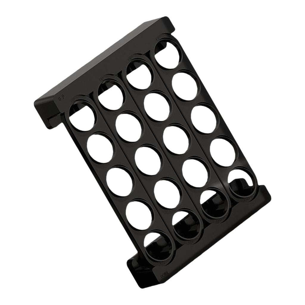 20 Kapseln Kaffeekapsel Regal Platzsparend Wandmontiert ABS Kunststoff Display-Rack Küchenarbeitsplatte Aufbewahrungslösung