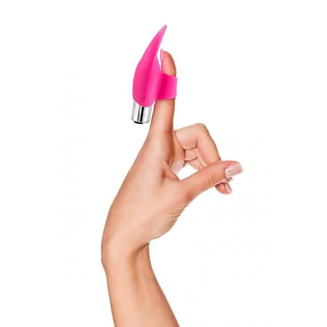 Doigt vibrant - Yoba - Joy - Silicone - Rose - Stimulation clitoridienne