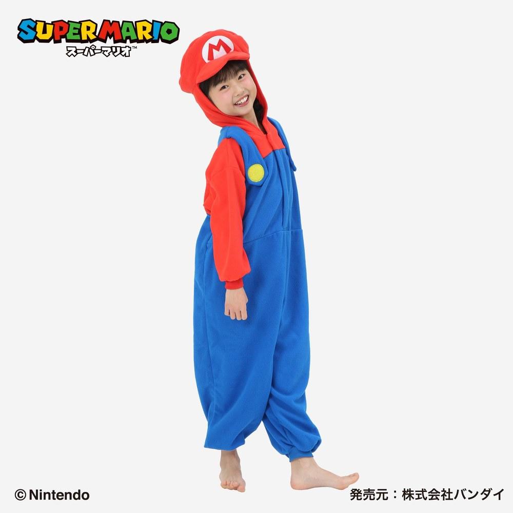 SAZAC Super Mario Character Fleece Costume for Kids 130cm