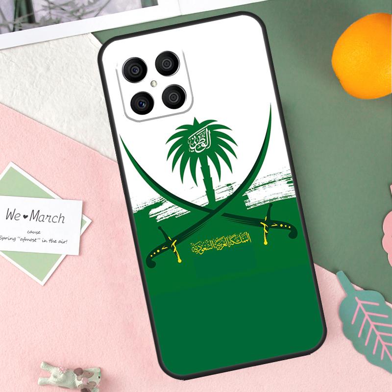 Saudi Arabia Flag Case For Honor 90 50 70 Lite X9b X9a X8b X8a X8 X9 X9c Honor 200 Pro Magic 7 5 6 Lite Cover