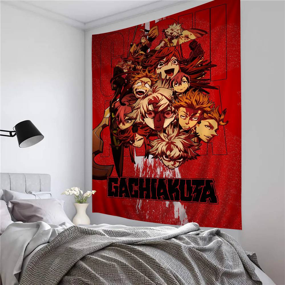 Anime di Combattimento Soprannaturale Giapponese G-Gachiakuta Appeso Arazzo Boemo Appeso Tarot Tappeti da Parete Hippie Stanza Studenti Arazzo Giapponese