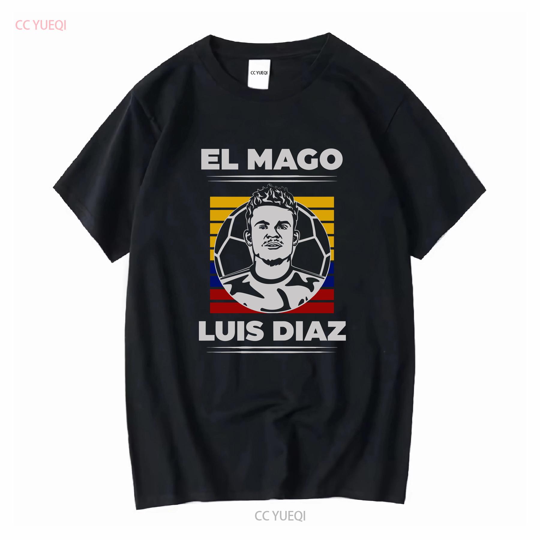 

Colombia Luis Diaz El Mago T Shirt Camiseta de long or short sleeves vintage Washed Slightly Top For Everyday Wear Breathable 4XL