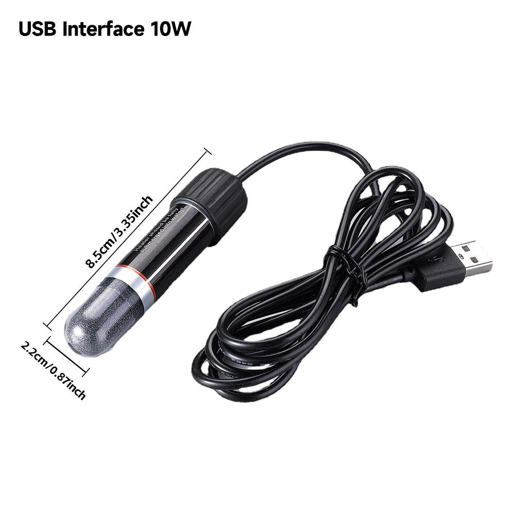 Mini Aquarium Heater Safe Shrimp/Turtle/Fish/Reptiles 27-26℃ Thermostat Aquarium Basking Heater Small Tank Heater