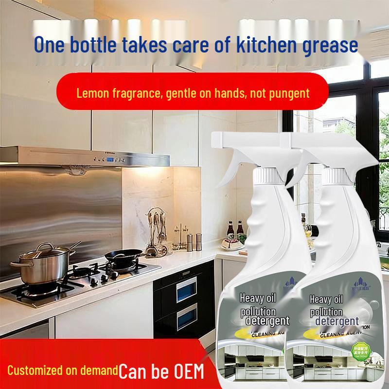 500mL Heavy Duty Kitchen Oil Stain & Fume Cleaner Detergent