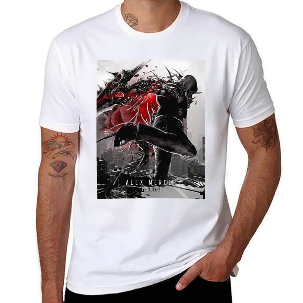Alex Mercer Prototype Tshirt Dry Fit Running Short Sleeve Top