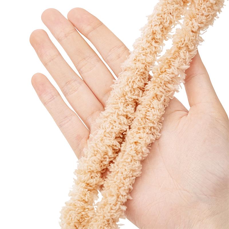 15mm Thick Coral Fleece Pipe Cleaners for DIY Plush Teddy & Puppy Handmade Dolls - Chenille Stem Set.