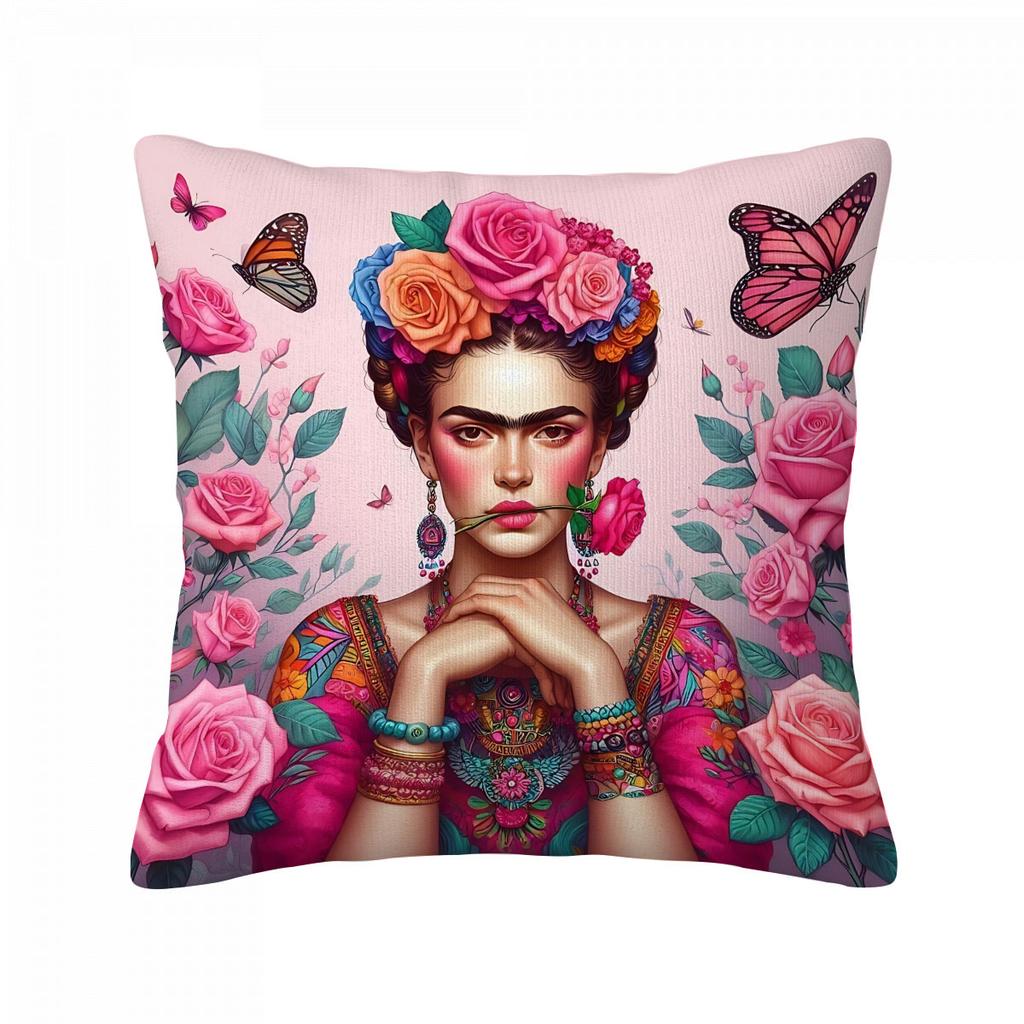 Frida Pillowcase Luxury Cushion Cover For Sofa Anime Personalized Gifts Home Decorations Living Room Decoration Sleeping Pillows