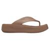 Crocs Fashionable Comfortable Versatile EVA Non-Slip Flip Flops Women Footwear Brown 209410-2Q9