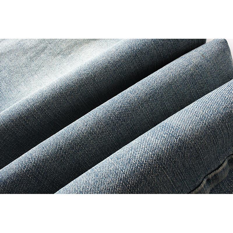 LOSTSHDWS Men's and Women's Spring and Autumn Flared Elastic Jeans Couple Jeans