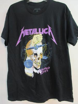 METALLICA OFFICIAL MERCH 2023 DAMAGED JUSTICE BAND MUSIC  LARGE Unisex T-Shirt