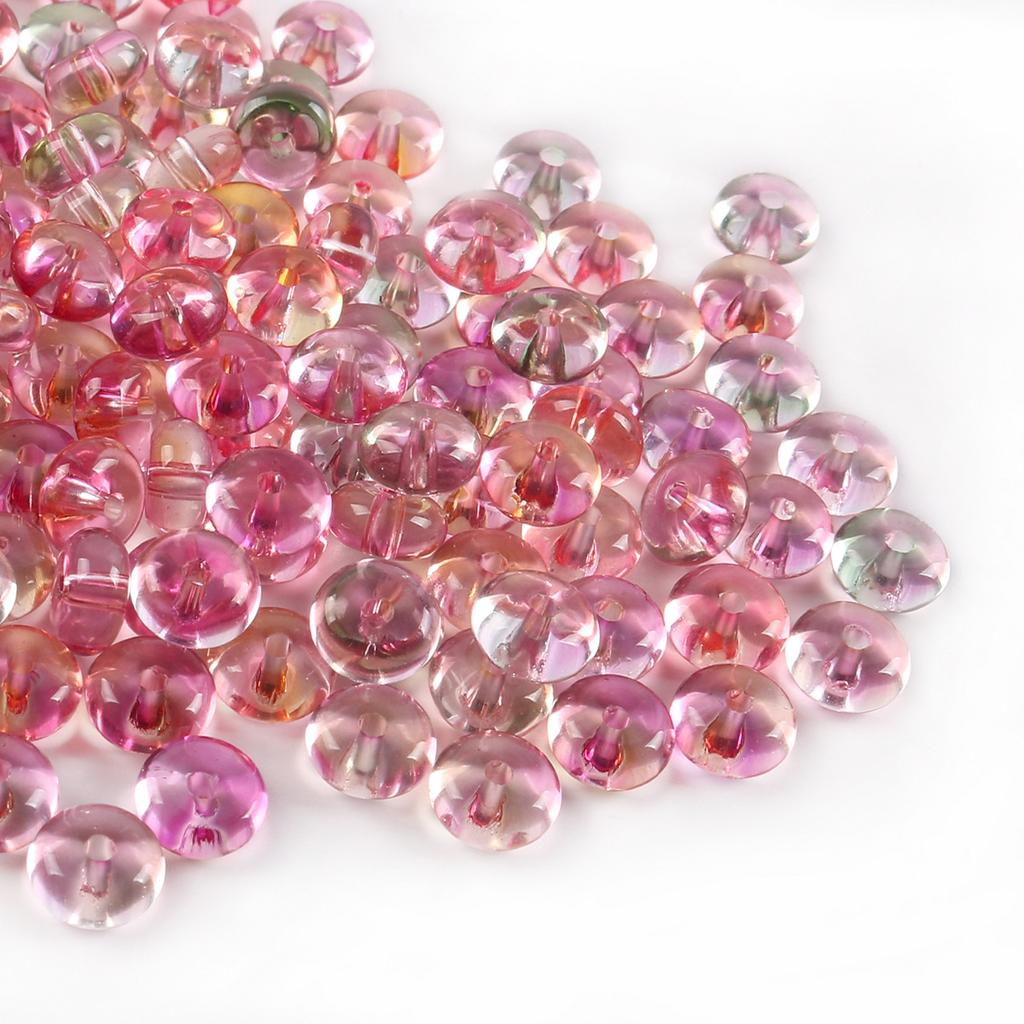 3X6Mm High-Quality Glass Rice Bead Abacus Loose Beads Diy Handmade Beaded Bracelet Necklace Jewelry Accessories