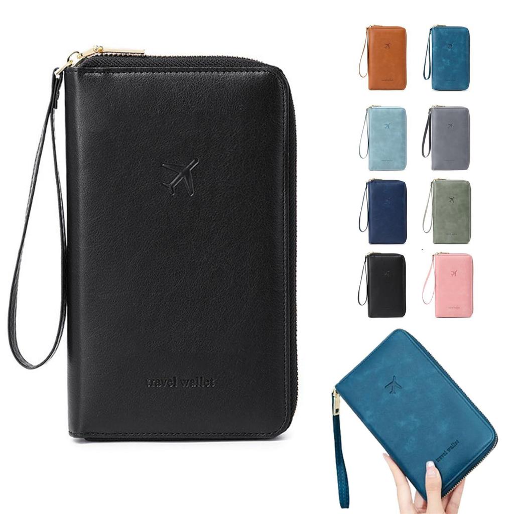 Passport Holder, Multifunctional Passport Wallet, Men's And Women's Travel Wallet, ID Card Storage Bag, Travel Wallet Protective Cover