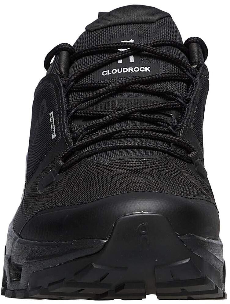 Обувь для треккинга On Cloudrock Low WP black/black