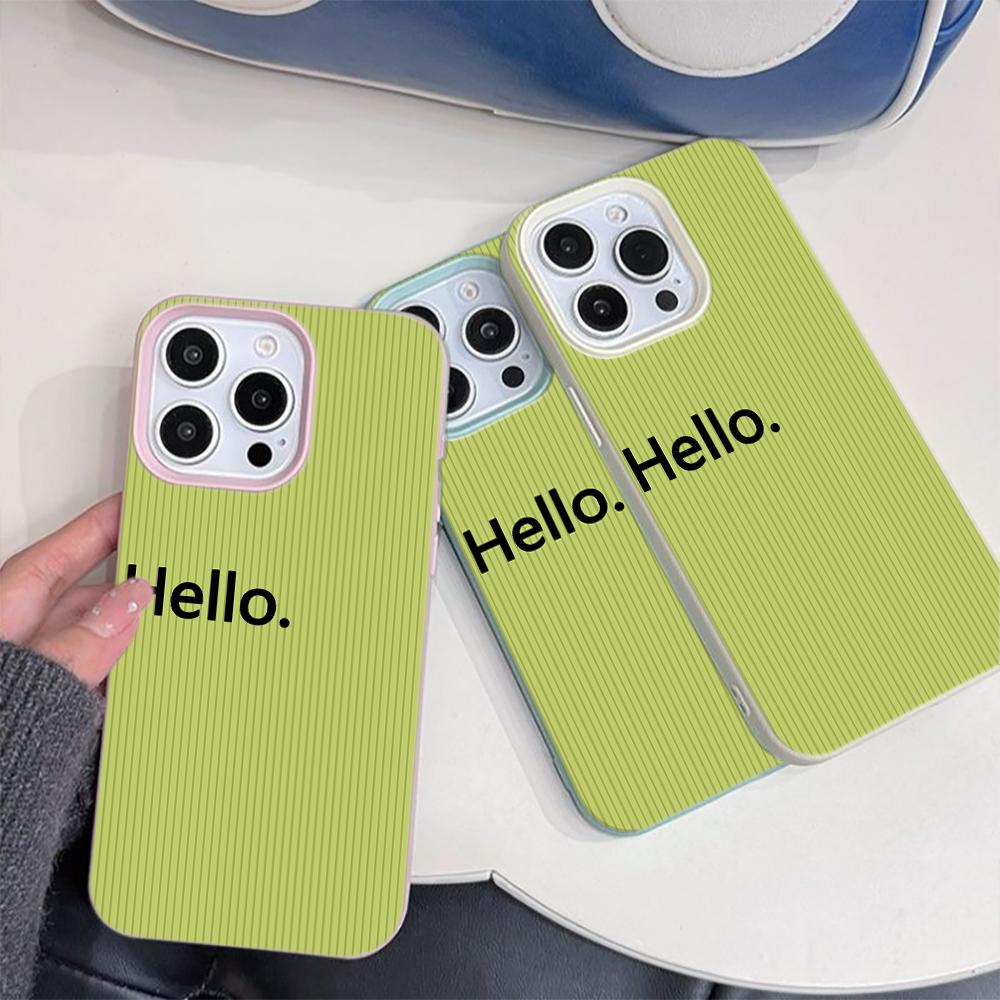 Green Line Phone Case For IPhone 17 Air 16 16E 15 14 13 12 11 Pro Max 16 15 14 Plus Phone Case Bumber Cover 16E 15 14 Case