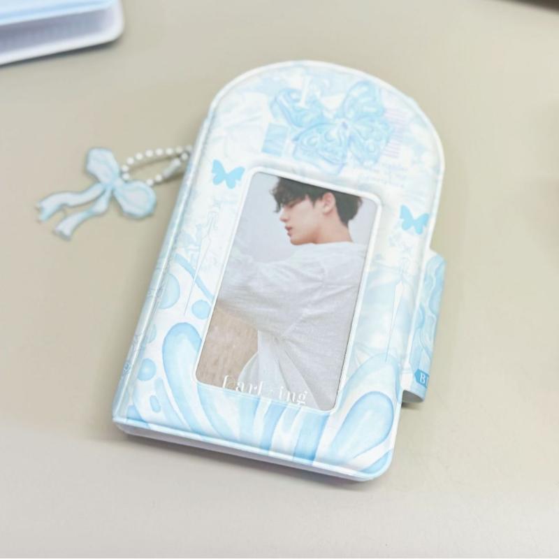 3 Inch 32 Pockets Photo Album Photo Card Postcard With Button Card Star Album Lomo Card Collector Card Photo Card Binder