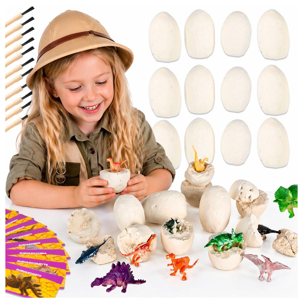 [PACK] Dinosaur Mine Excavation Set with 12 Large Eggs Z3304