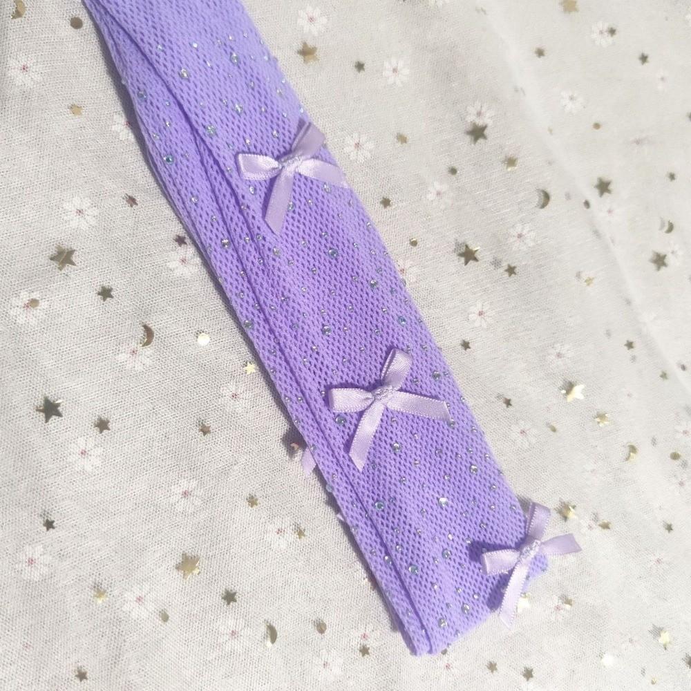 Collant Rete Traspiranti per Bambini con Strass Calze Colorate Scintillanti Moda