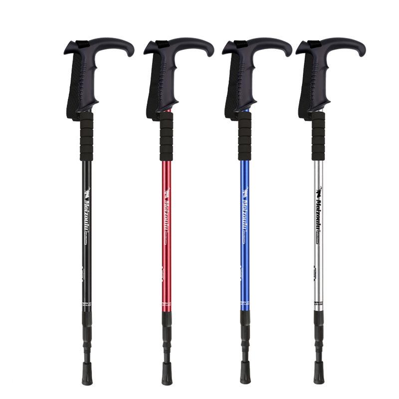 Alüminyum Alaşımlı Yürüyüş Batonları: Dış Mekan Yürüyüşleri İçin Üç Bölümlü Darbe Emici Yürüyüş Bastonları