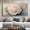 Abstract 3D Dimensional Texture Floral Art Posters Print Blooming Flowers Light Luxury Canvas Painting Modern Living Room Decor