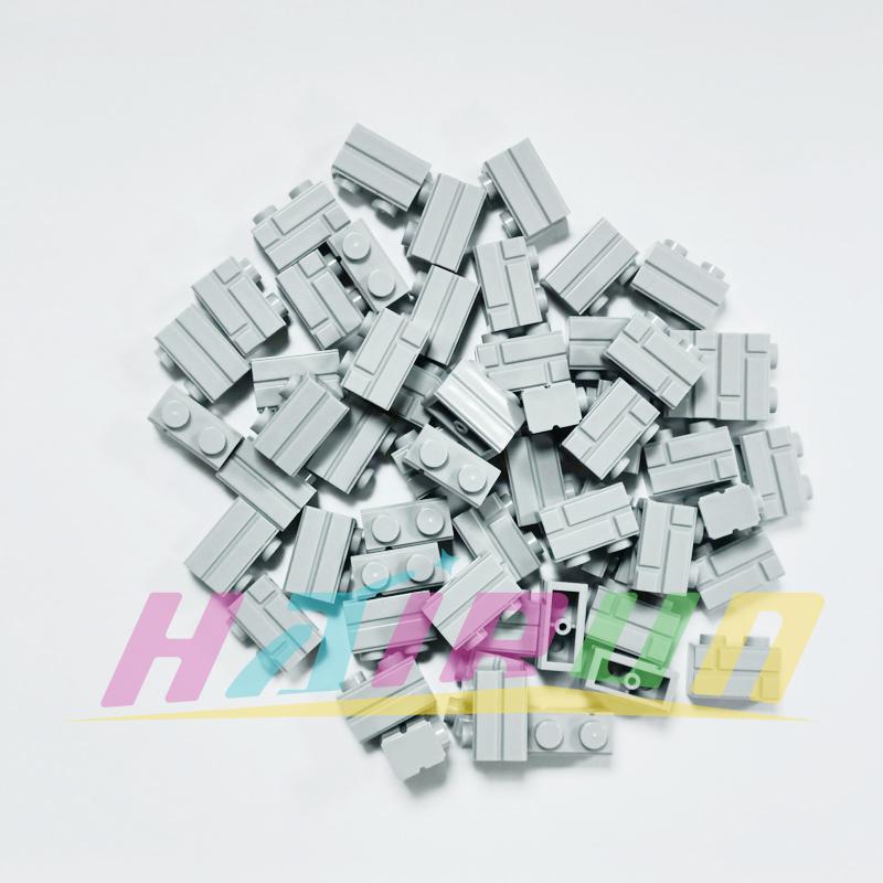Non-Toxic 100Pcs Building Block Simulation City Moc Wall Brick Building Block Model Building Accessories Castle Construction Kids Toys