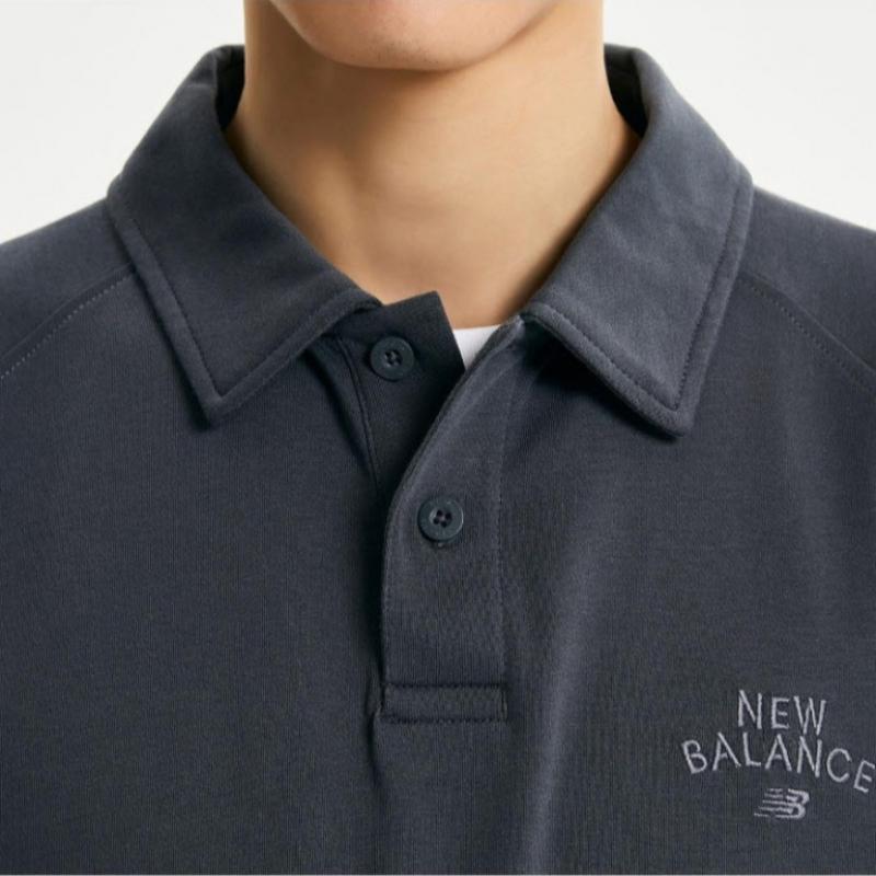 New Balance ShorT Sleeve T shirT essenTial Single Mesh Polo Nbnfe21043 60