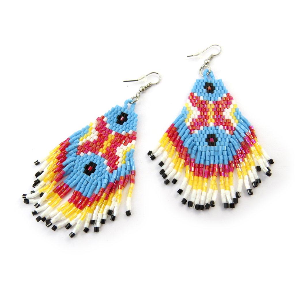 Les Trésors De Lily [N4642] - Multicolor 'Altai' Designer Earrings