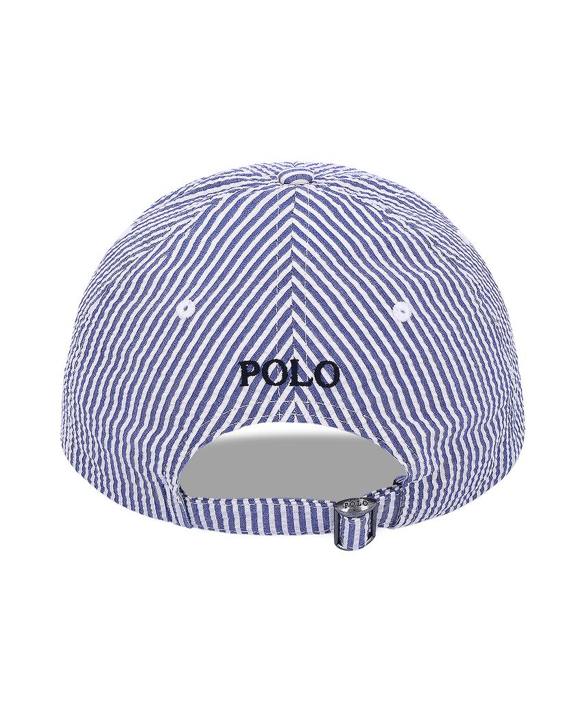 POLO RALPH LAUREN Seersucker Ball Cap - Blue