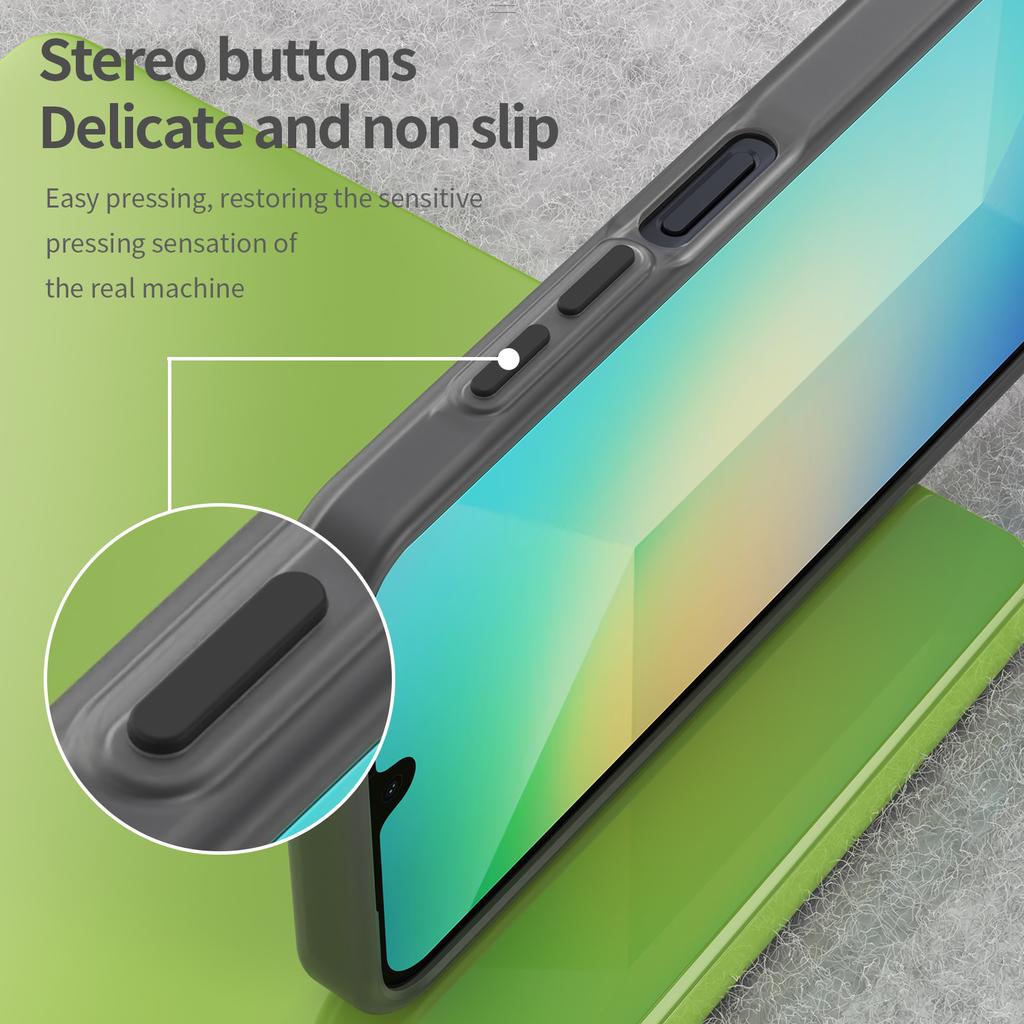 For Samsung Galaxy A26 5G Case TPU+PC Phone Back Cover Matte Translucent Design