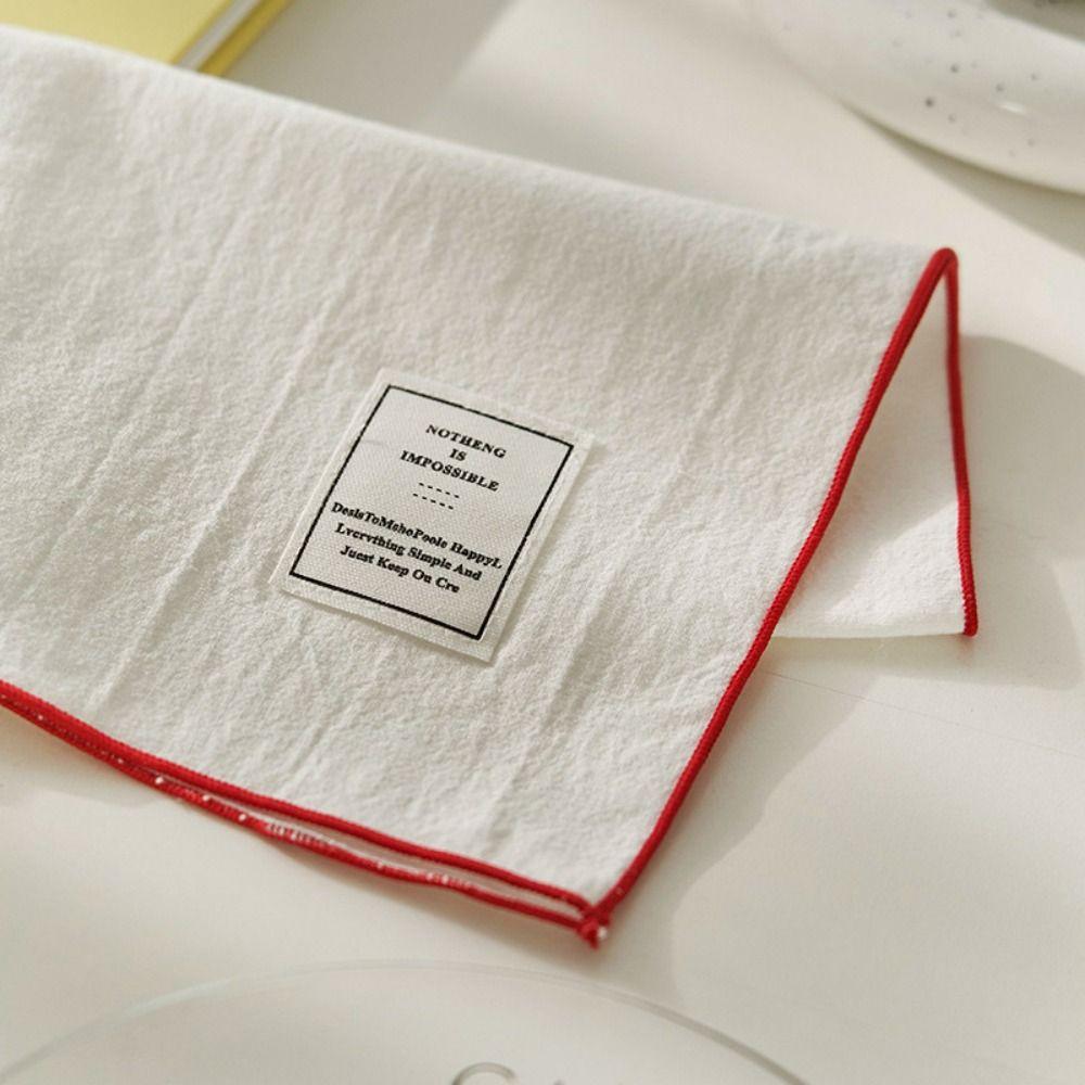 Cotton Solid Color Placemat 30x50cm Cup Cloth Mat Photo Background Kitchen Towel  Graduation