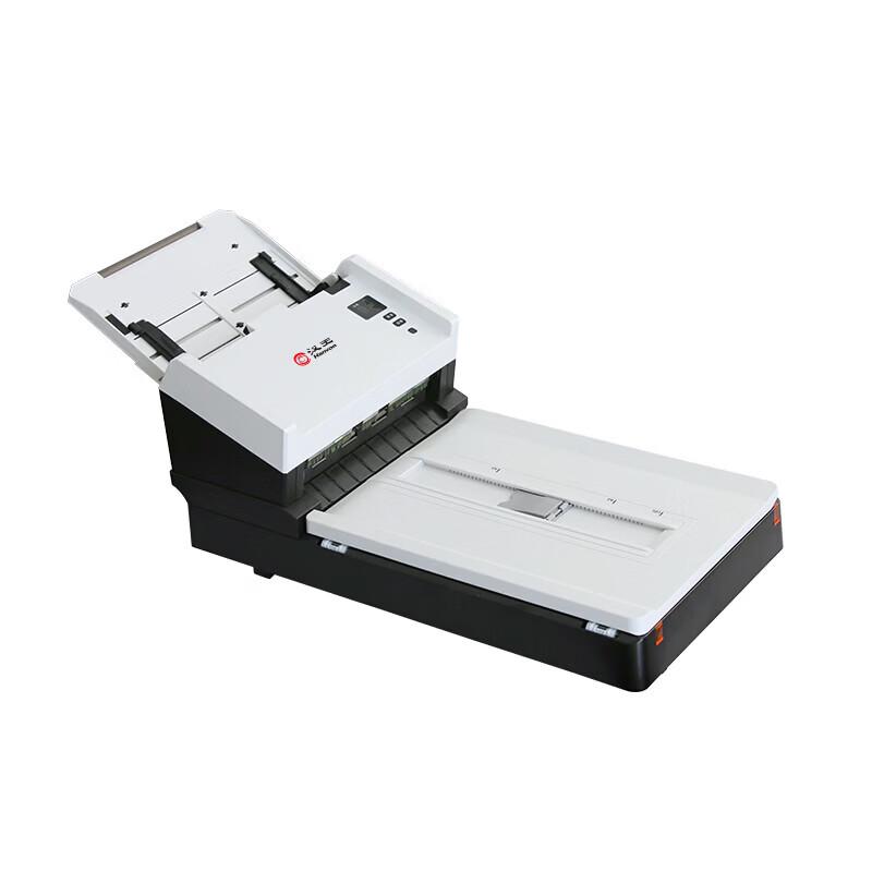 Hanvon HW-F4G80 High-Speed Sheet-fed Scanner with OCR CN plug (adapter included)