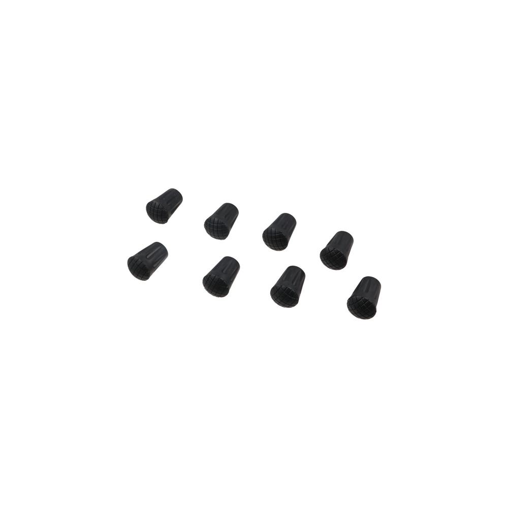 Rubber Walking Stick Tip Protector 11mm Trekking Pole Tip Protectors Walking