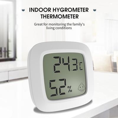 Kapalı Higrometre Termometre Hassas Mini Nem Monitörü Masa Duvar Manyetik Kolay Kurulum