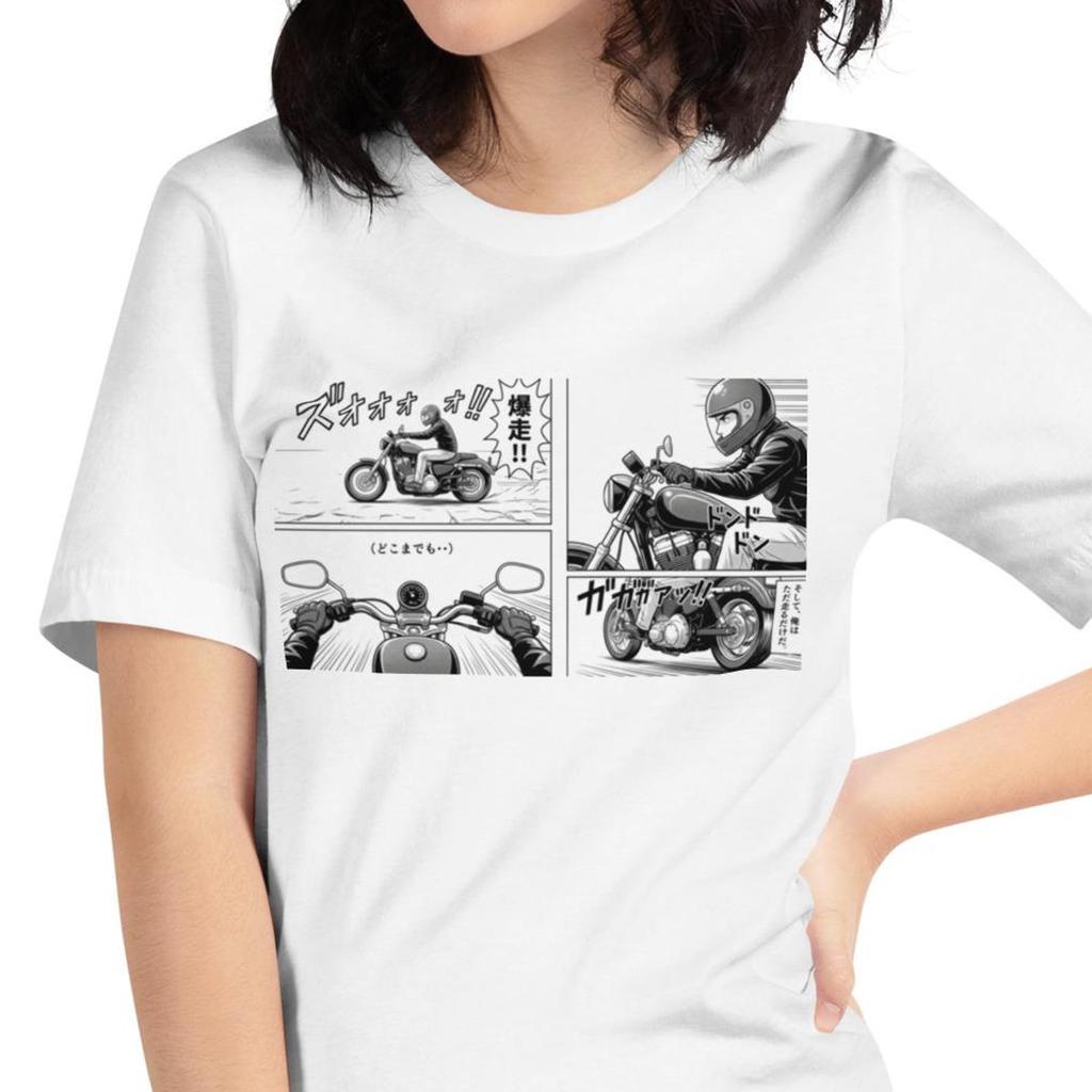 Japanese Manga Racing T-Shirt | JDM Drift Graphic Tee | Anime Motorsport Apparel