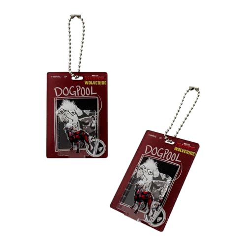 Small Planet Marvel Blister-Style Acrylic Keychains, Deadpool & Wolverine, Blind-Packed, Complete Set of 7