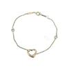 Elegant Silver Heart Pendant Bracelet for Women - Stylish and Versatile