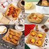 50/100PCS Disposable Air Fryer Paper Bakeware Tray Non-Stick Mat Oil-proof Liner Barbecue Pad for Kitchen Oven Baking Paper