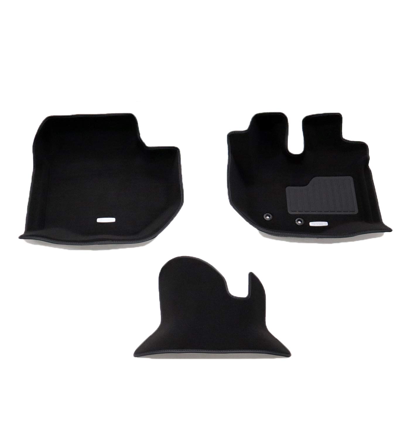 

Clazzio 3D Front Floor Mats for Toyota Hiace Regius Ace and Bongo Brawny Van DX Standard Van, Van, (200 Series), Type, Black, ET-0238 [5CETA0238K] чёрный